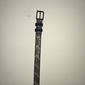 Philip Lim snake print belt